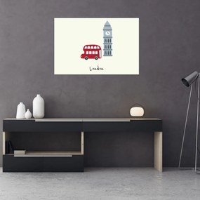 Obraz - Mestá Európy N⁰3 (90x60 cm)