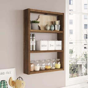 Kuchynská polica Setam Walnut