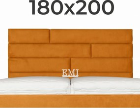Posteľ čalúnená AZRA 180x200 cm s úložným priestorom
