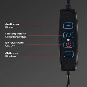 Briloner 2303-015 - LED Stm. osvetlenie monitora LED/3,5W/230V 2700/4000/6500K
