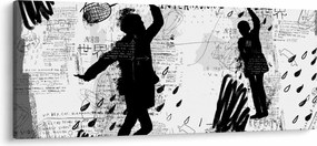 Obraz - Street art - rozruch (120x50 cm)