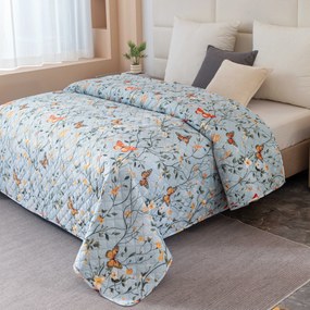 Prehoz na posteľ MONARCH WINGS, svetlomodrý Rozmer: 170 x 210 cm