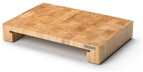 Continenta C4026 - Kuchynská doska na krájanie s misou 39x27 cm gumovník