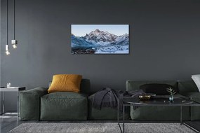 Obraz canvas Horské zimné jazero 120x60 cm