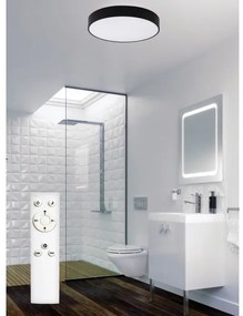 Top Light-LED Kúpeľ. stropné svietidlo PETAL LED/48W/230V IP44 pr.48 cm černá+DO