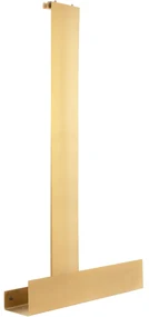 Rea Tori, kúpeľňová závesná polička 40x9,5x75,5 cm, zlatá matná, REA-85001