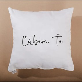 Dekoratívny vankúš Ľúbim ťa 40x40 cm EMI