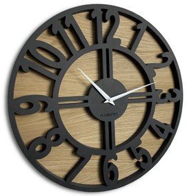 Nástenné drevené hodiny Arabic Loft Flex z218-1d-2-x, 50 cm