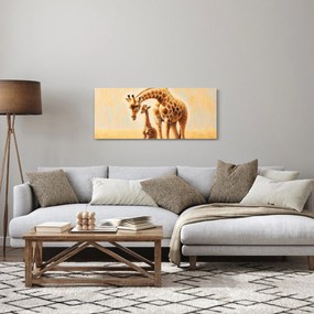 Obraz - Žirafy (120x50 cm)