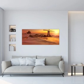 Obraz - Západ slnka (120x50 cm)