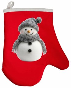 Vianočná kuchynská rukavica Snowbean EMI, červená