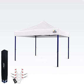 BRIMO Nožnicový stan 3x3m – Rýchla montáž a 100% ochrana pre Párty a Oslavy - bez 3 stien - Biela 31