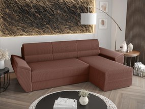 Rohová sedacia súprava Radiant L2 (hnedá) (P). Akcia -20%. Vlastná spoľahlivá doprava až k Vám domov. 1057461
