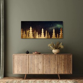 Obraz - Zlatá noc (120x50 cm)