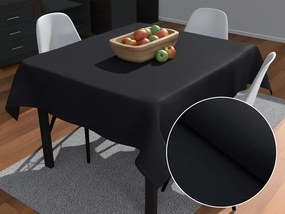 Biante Veľký dekoračný štvorcový obrus BKS-410 Čierny 180x180 cm
