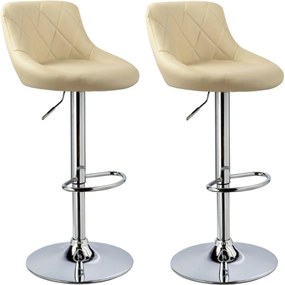 2x Barová stolička Hawaj CL-3235 krémová