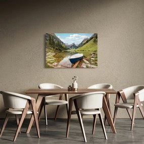 Obraz - Seealpsee, jazero Švajčiarska (90x60 cm)