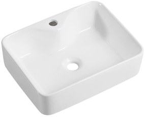 Cerano Lorenzo, keramické umývadlo na dosku 490x380x135 mm, biela lesklá, CER-CER-417167