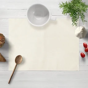 Biante Zamatové prestieranie na stôl Velvet Brick SVB-203 Smotanové 30x40 cm