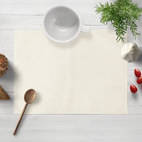Biante Zamatové prestieranie na stôl Velvet Brick SVB-203 Smotanové 30x40 cm
