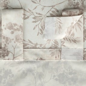 ZÁHRADNÝ VODEODOLNÝ ZÁVES NA PÚTKACH GARDEN 155X240 CM VZOROVANÁ