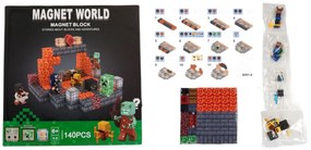 Toybit Magnetická stavebnica Minecraft Danger svietiaca 101ks