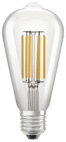 LED žiarovka E27 ST64 4W = 60W 840lm 3000K Warm 320° Filament LEDVANCE Ultra Efficient