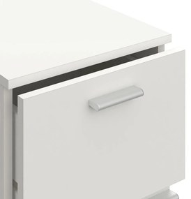 IDEA nábytok Komoda 1 dvere + 1 zásuvka KORAL biela