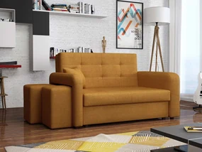 Pohovka s taburetkami Clivia Home II, Taburetka: ľavá strana, Dostupné poťahy: Enjoy 21