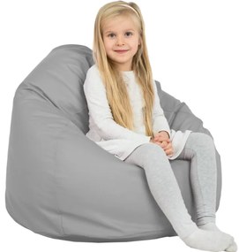 Sedací vak SAKO svetlosivý ekokoža