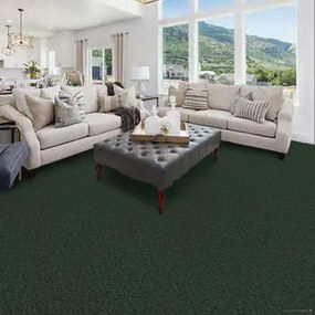 ITC, Metrážny koberec e-blitz 28, na mieru, šíře 4m, zelená, ab (mriežka), chodba / predsieň