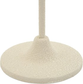 Kovový svietnik Pigna 33 cm krémový