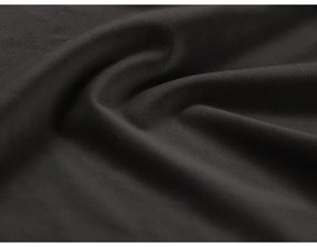 Tmavosivá zamatová podnožka Kyoto – Cosmopolitan Design