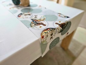 Dekorstudio Veľkonočný behúň s potlačou - Vzor 6 Rozmer behúňa (šírka x dĺžka): 40x110cm