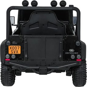 Elektrické autíčko Land Rover Defender 110 SVX čierne