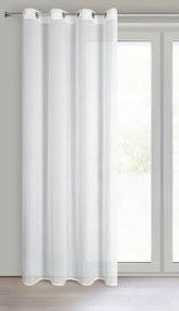 ZÁCLONA NA KRÚŽKOCH SELENE 140X270 CM BIELA