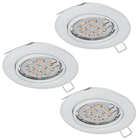 Eglo 94406 - SADA 3x LED Podhľadové svietidlo PENETO 3xGU10-LED/5W/230V