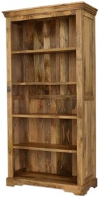 furniture-nabytek.cz - Knižnica drevo mango 100x200x45