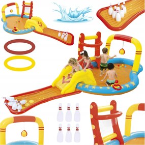 Vodné Detské Ihrisko Nafukovací Bazén Fontána Šmýkačka Hračky