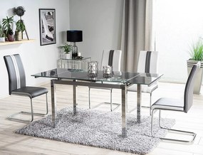 Rozkládací jídelní stůl Merlin 110/170 cm černý