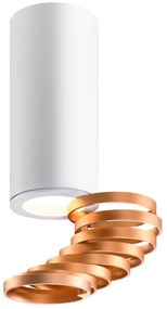 Candellux TUBE Luster LAMP 1X15W GU10 6/20 GOLDEN+WHITE 2276076