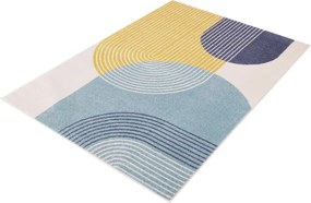 Koberec Muse MU15 modrý Retro