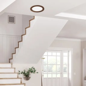 LED Podhľadové svietidlo WOODY SPOT LED/23,5W/230V 4000K čerešňa ø 23,5 cm