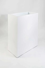 Interiérový kvetináč ELEMENTO, materiál MDF, šírka 60 cm, biely