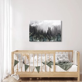 Obraz - Les s ilustrovanými prvkami (90x60 cm)