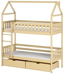 Posteľ Domček Gaja 80x160 borovica