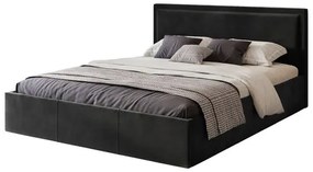 Čalúnená posteľ SOAVE rozmer 140x200 cm Čierna