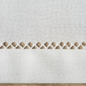 OBRUS EMILY 145X350 CM BIELY