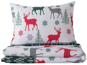 XPOSE® Bavlnené Renforcé obliečky LYANA - tmavo zelené