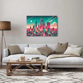 Obraz – Veľkomesto v pop-art štýle (90x60 cm)